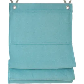 Kutti Raffrollo Dimout 60 x 130 cm blau/türkis