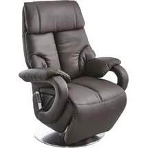 sit&more TV-Sessel Invito Kunstleder 80 x 113 x 80 cm Braun mit Motor und Aufstehhilfe
