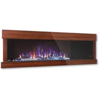 Napoleon Elektrokamin Premium Fire Elektro-Kamineinsatz Wandkamin 135cm Elektrischer Kamin, Fernbedienung, Wandmontage schwarz