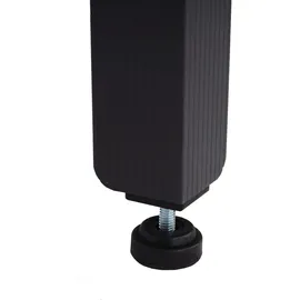 Mendler Alu Verkleidung für Klimaanlage/Wärmepumpe HWC-K59, Abdeckung Schutzgitter Pflanzenregal, Metall 73x90x38cm ~ grau