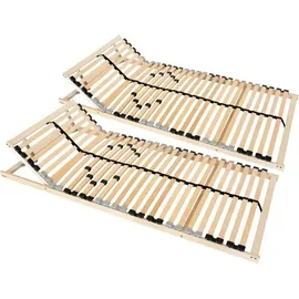 Coemo 2 x Lattenrost ERGO 90 x 200 cm Kopfteil verstellbar