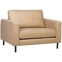 Beliani Sessel SAVALEN Kunstleder 0 x 0 x 0 cm Beige mit Kissen