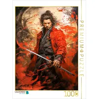 Calvendo Puzzle Der wagemutige Samurai | Lege-Größe cm Foto-Puzzle
