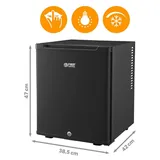 First Austria Minikühlschrank 30 l 43 cm hoch Schwarz