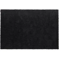 Beliani Shaggy-teppich DEMRE schwarz 140 x 200 cm