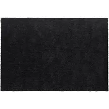 Beliani Shaggy-teppich DEMRE schwarz 140 x 200 cm