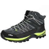 CMP Rigel Mid Trekking Shoes Wp, Antracite-Limegreen, 47
