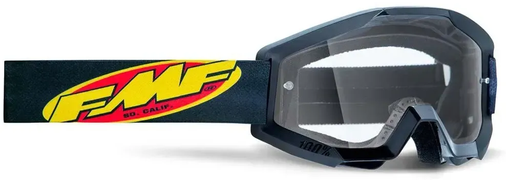 Fmf Powercore Junior-offroad-brille - Black - Clear