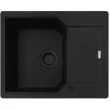 Franke Urban UBG 611-62 links Einbauspüle granit schwarz Excenterbetätigung 600 x 480 mm