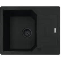 Franke Urban UBG 611-62 links Einbauspüle granit schwarz Excenterbetätigung 600 x 480 mm
