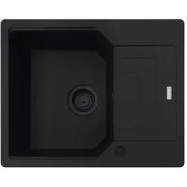 Franke Urban UBG 611-62 links Einbauspüle granit schwarz Excenterbetätigung 600 x 480 mm