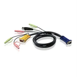 ATEN KVM Kabel 3 m Schwarz