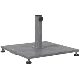 vidaXL Schirmständer Stahl 45 x 45 x 31 cm Grau