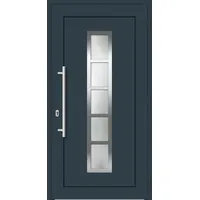AKTION Aluminium-Kunststoff Haustür nach Maß "LOTTE" 71 mm Anthrazit RAL 7016 außen öffnend DIN rechts