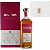 Bushmills 16 Jahre irischer Single Malt Whiskey + 1 Glaskugelportionierer