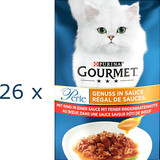 Purina Gourmet Perle Genuss in Sauce mit Rind 52 x 85 g