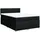 vidaXL Boxspringbett 140 x 200 cm Schwarz