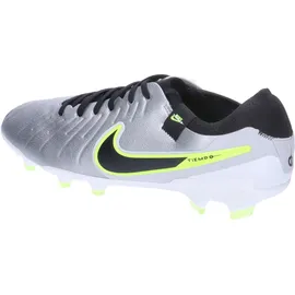 Nike Legend 10 Pro FG Herren Metallic Silver/Black-Volt 42