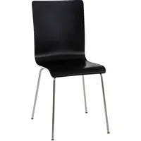 Deluke Besucherstuhl, Schwarz, Metall, 43x87x47 cm, Esszimmer, Stühle, Esszimmerstühle,