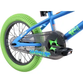 Bikestar Kinderfahrrad 16 Zoll RH 21 cm blau/grün