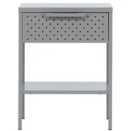 VCM Nachtschrank Sacs 40 x 40 x 52 cm Hellgrau