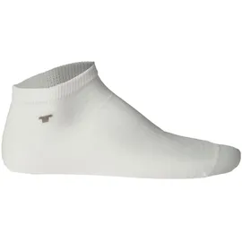 Tom Tailor Unisex Socken, 4er Pack - Basic, Sneakersocken, einfarbig Weiß 35-38