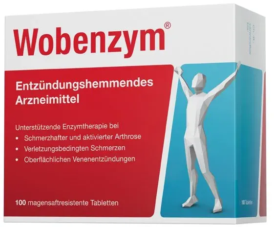 Preisvergleich Produktbild Wobenzym magensaftresistente Tabletten 100 St magensaftresistent