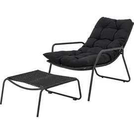 Bloomingville Boel Liegestuhl 0 x 0 x 0 cm Schwarz