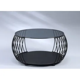 M2 Kollektion Couchtisch Shanghai 2 Grau 80 x 46 x 80 cm