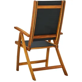 vidaXL Garten-Essgruppe 7-tlg. braun klappbar 41748