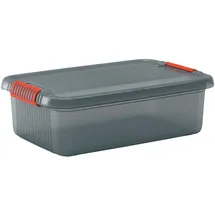 KIS 237489 Aufbewahrungsbox K Latch stapelbar (B x H x T) 590 x 180 x 390 mm Rauchgrau, Transluzent 1 St.