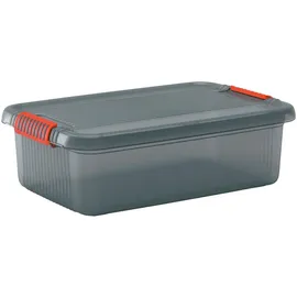 KIS 237489 Aufbewahrungsbox K Latch stapelbar (B x H x T) 590 x 180 x 390 mm Rauchgrau, Transluzent 1 St.