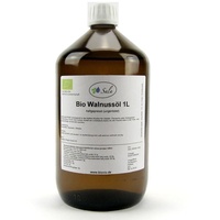 Sala Walnussöl Walnusskernöl kaltgepresst BIO 1 L 1000 ml Glasflasche