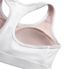 Nike Swoosh Medium Support Padded Sport-BH Damen 100 white/stone mauve/black M