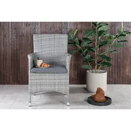 VCM Malin Gartenstuhl 58 x 92 x 65 cm weiß 2 St.