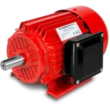 Eberth Elektromotor 400V mit 1,5 kW Leistung, Drehstrommotor aus Aluminium, 3-Phasen, Drehzahl 2840 U/min., 3,4 A, Asynchronmotor für Einsatz in Industrie, 22 kg