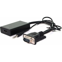 VALUE Adapterkabel VGA+Audio zu HDMI 0,15 m