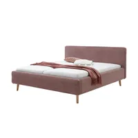 Sofa.de Polsterbettgestell mit Bettkasten Mattis ¦ rosa/pink ¦ Maße