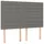 vidaXL Boxspringbett mit Matratze & LED Dunkelgrau 140x200 cm Stoff