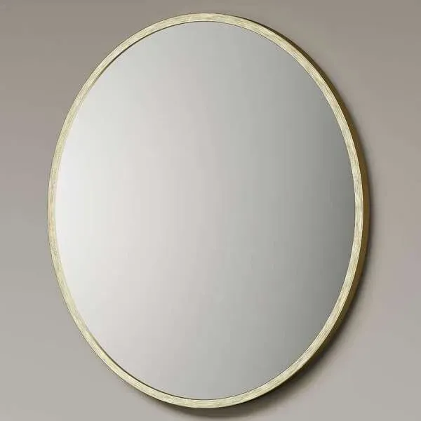 DM-DOH Duschmeister Spiegel Royalux TP 144 Ø 25 cm gold - Badmöbel
