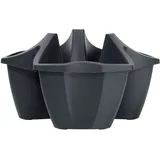 Prosperplast Crown Ø 48 x 26,4 cm Anthrazit
