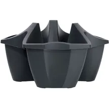 Prosperplast Crown Ø 48 x 26,4 cm Anthrazit