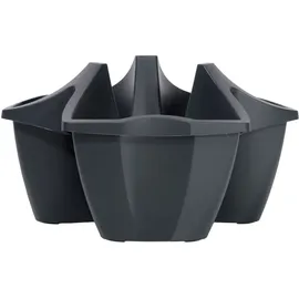 Prosperplast Crown Ø 48 x 26,4 cm Anthrazit