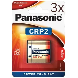 Panasonic 3x Panasonic CR-P2 6V 1400mAh Photo Batterie Lithium