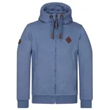 Naketano Sweat Kapuzenjacke Birol 20 Blue Melange | Gr.: XL