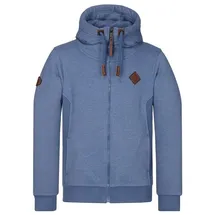 Naketano Sweat Kapuzenjacke Birol 20 Blue Melange | Gr.: XL