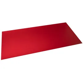 Exacompta Schreibunterlage Home Office aus zweifarbigem Kunstleder (Polyurethan) Rot, Schwarz 40 x 80 cm