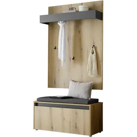 Home Affaire GIRON/CiTY Schuhbank 100 x 40 x 170 braun