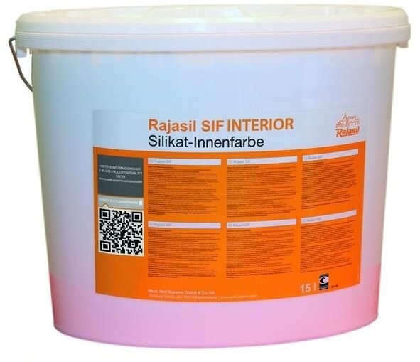 HECK SIF INTERIOR (Silikat Innenfarbe) - 12,5 l Eimer