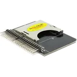 DeLock Konverter IDE 44pin Stecker, SD Card Reader, intern,
